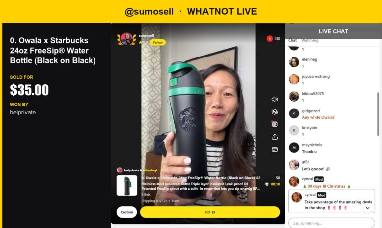 Owala x Starbucks Water Bottle Sells for $35