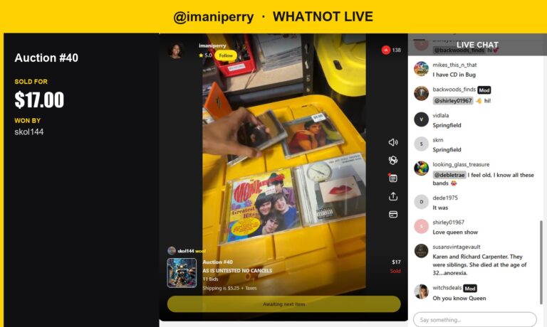 Signed CD Bundle Sells for $17 in imaniperry's Storage Unit Finds Whatnot Show