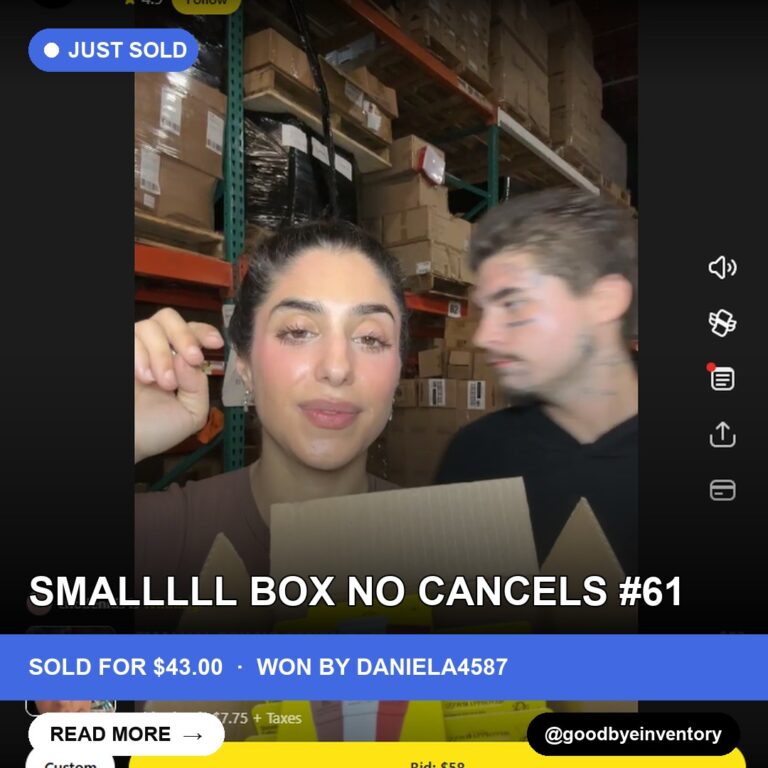 SMALLLLL Box Sells for $43: A Popular Reseller Item Finds a New Home