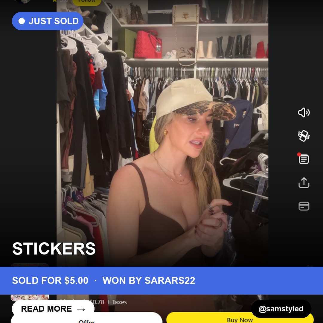 Sticker Sale Success