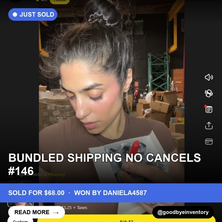 Reseller Scores Big with Bundled Shipping on Whatnot