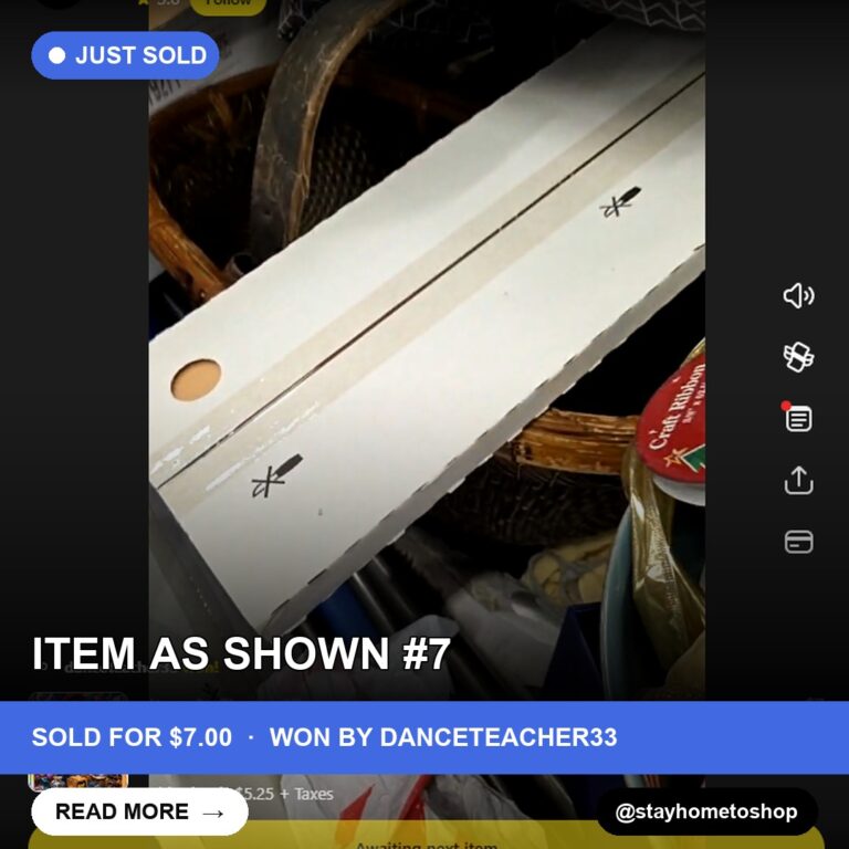 New Whatnot Find from @stayhometoshop: Sold for 7.00 USD