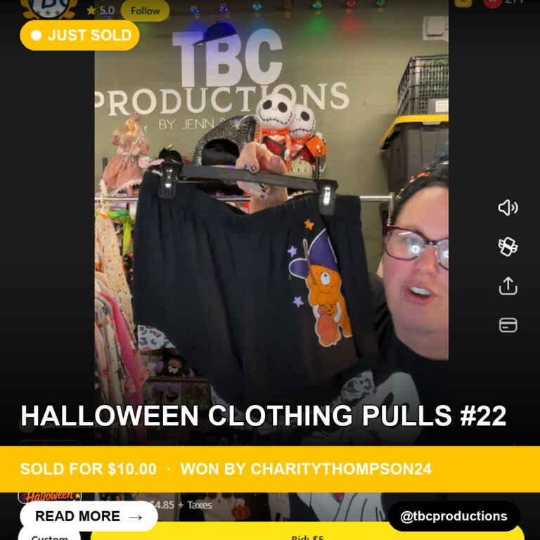 Halloween Goodies Galore on Whatnot: SASMOI Bring in the Bids!