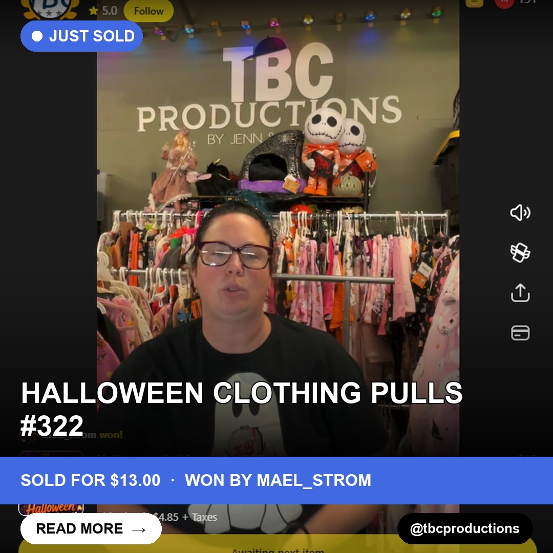 Torus Halloween Top Sells for $13 on Whatnot