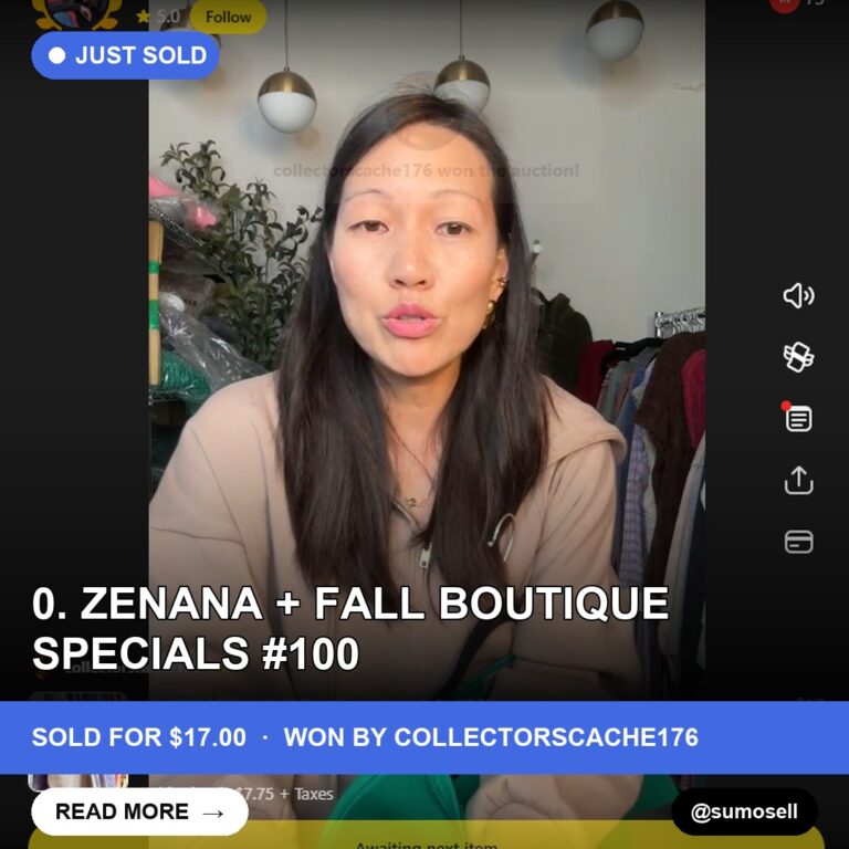 Soft and Cozy Corduroy Tops Sell Well on Whatnot Live Auction
