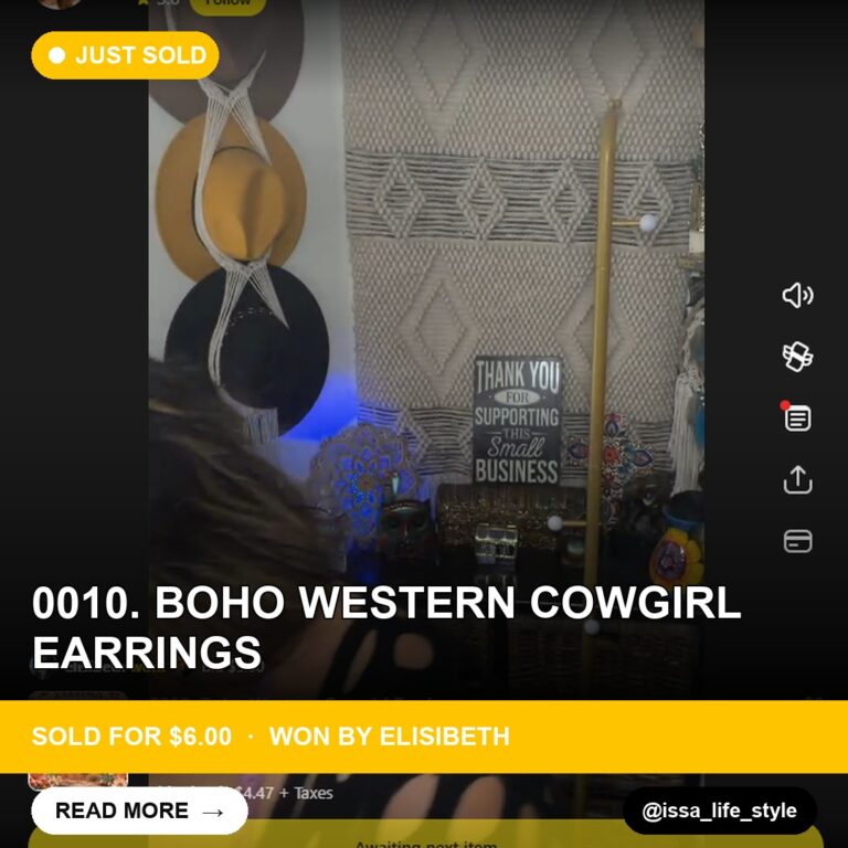 Cowgirl Chic Shines in Whatnot Sale!