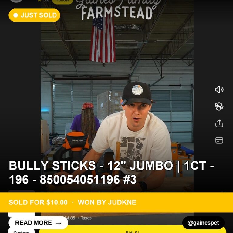 Jumbo Bully Sticks Score a High Five at $10
