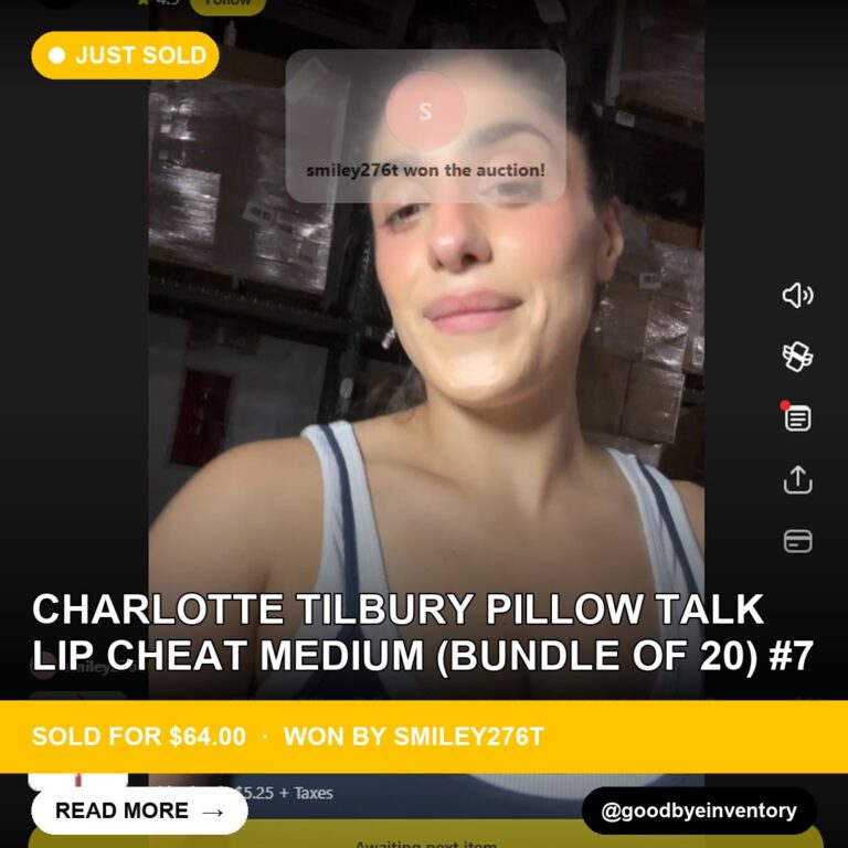 Charlotte Tilbury Lip Cheat Bundle Sells for $64 in Whatnot Live Auction