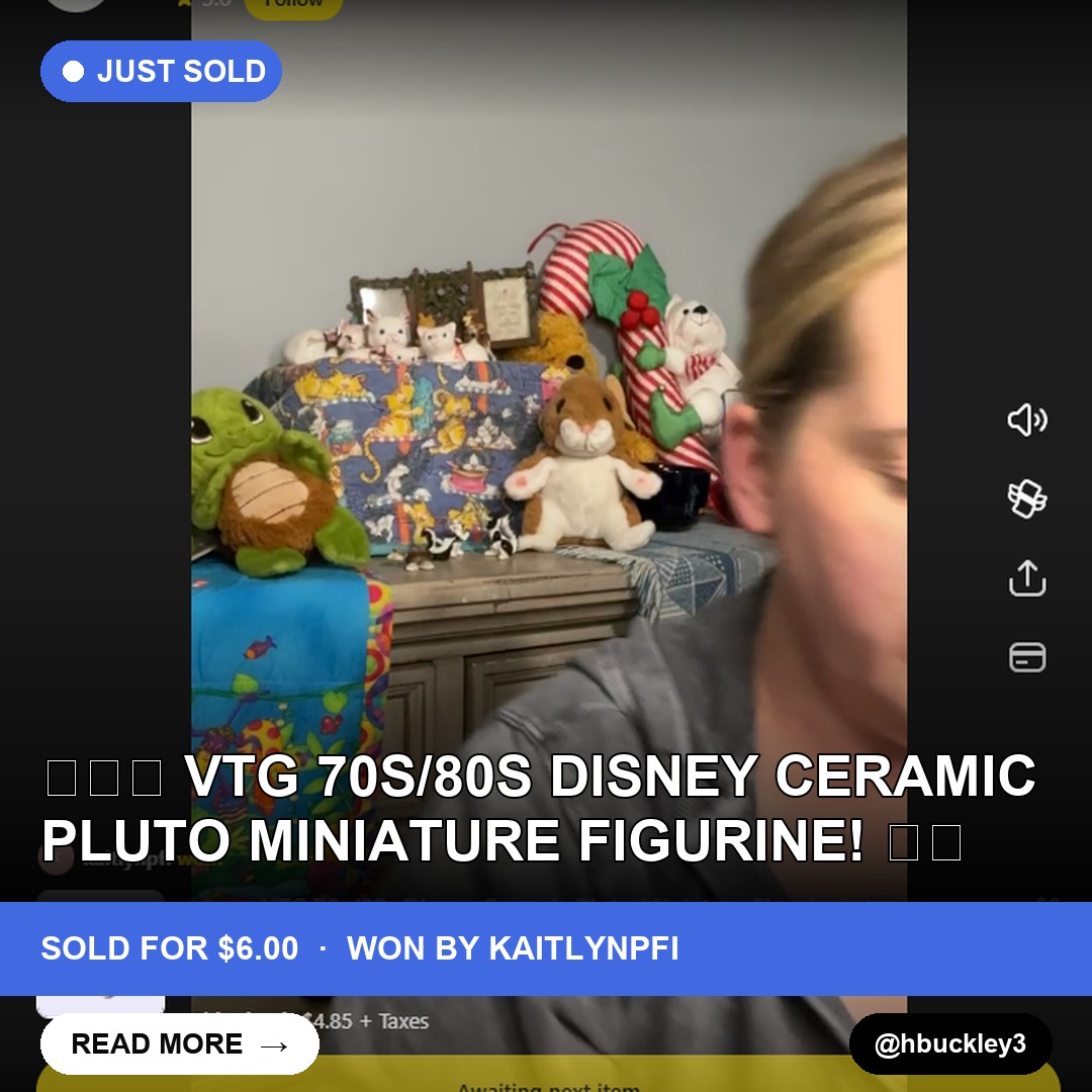 Vintage Disney Delight Sells for $6 at Whatnot