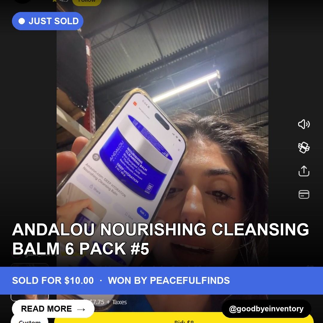 6-Pack of Andalou Nourishing Cleansing Balm Grabs Top Bid of $10