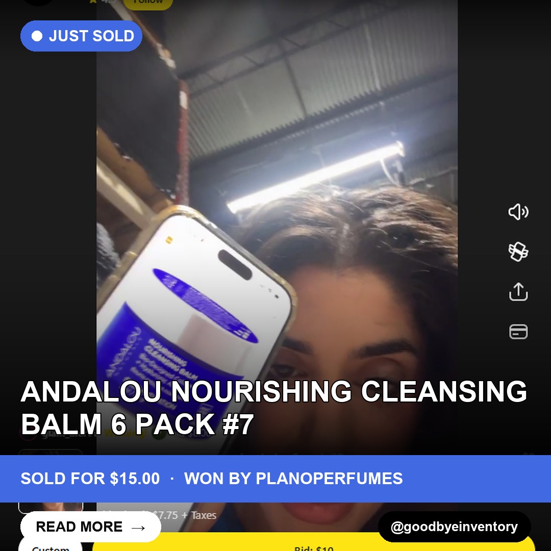 Goodbyeinventory Sells Out with Andalou Nourishing Cleansing Balm 6-Pack