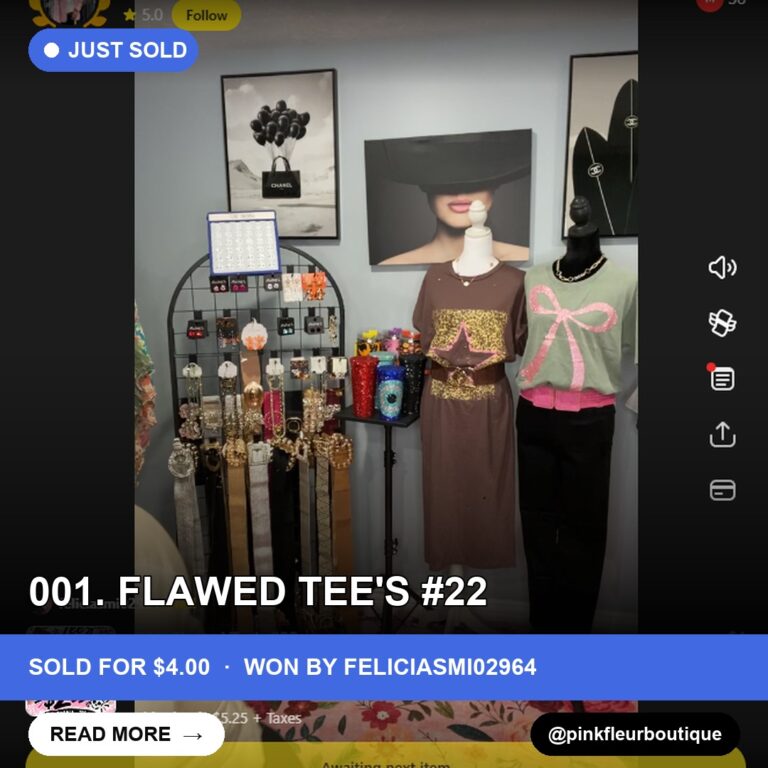 Tee'd Off: Fan Favorite Flawed Tee Sold for $4 on Whatnot!