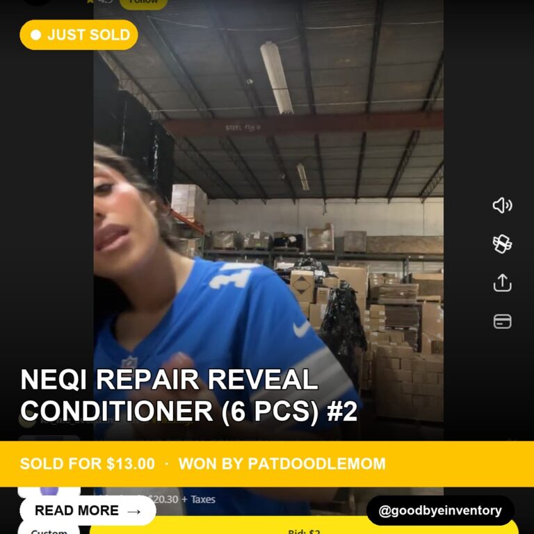 NEQI Conditioner Lot Sells for $13