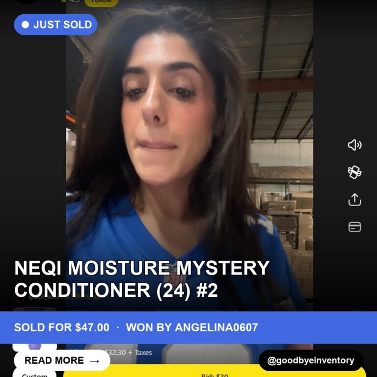 NEQI Moisture Mystery Conditioner Makes a Splash at Whatnot