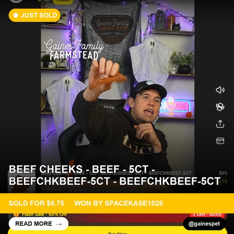 Whatnot Deal of the Show: spacekase1028 Scores a Steal on Beef Cheeks