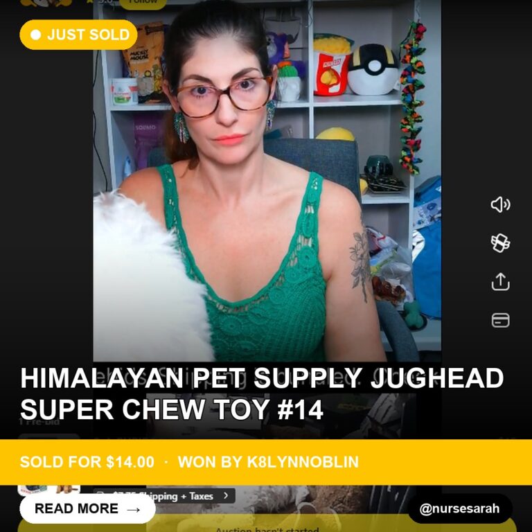 Himalayan Pet Supply Jughead Super Chew Toy Sells for $14