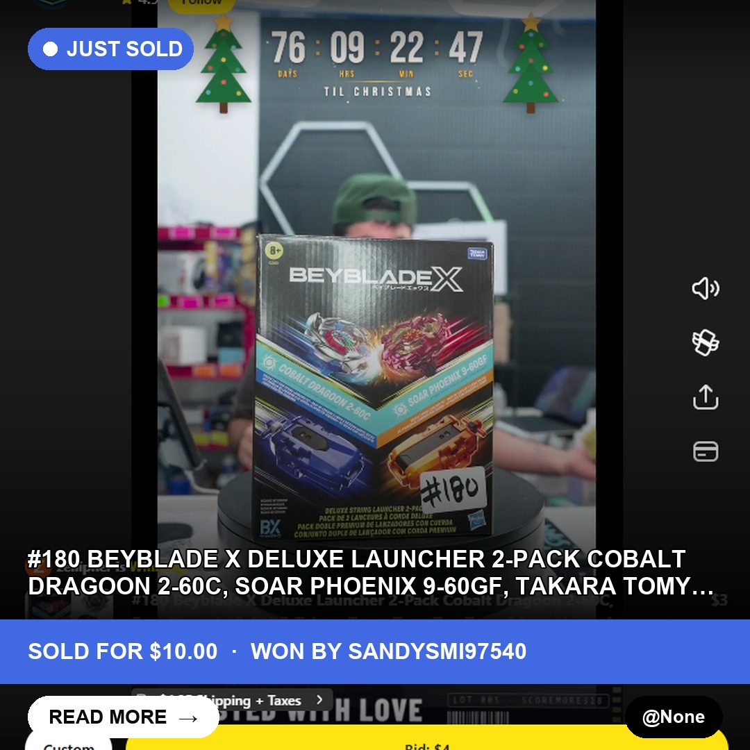 Screwy Sale on Whatnot: Rare Beyblade Launcher Up for Grabs!
