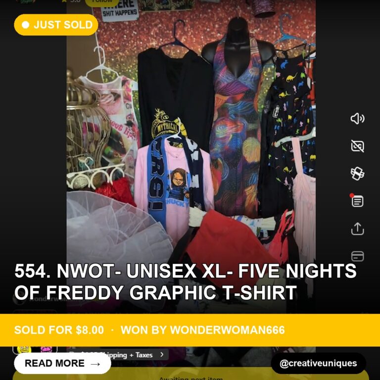 Y2K Style Shines at Whatnot: A Graphic T-Shirt Sells for $8