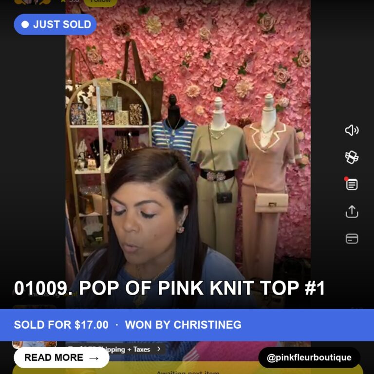 New Whatnot Find from @pinkfleurboutique: Sold for 17.00 USD
