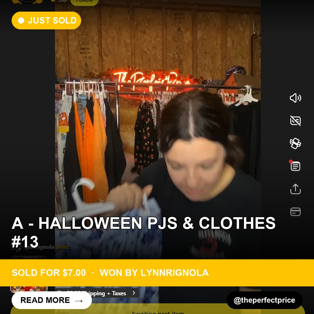 Cozy Up to Savings: Halloween PJs Scored at thePerfectPrice's Whatnot Live Show