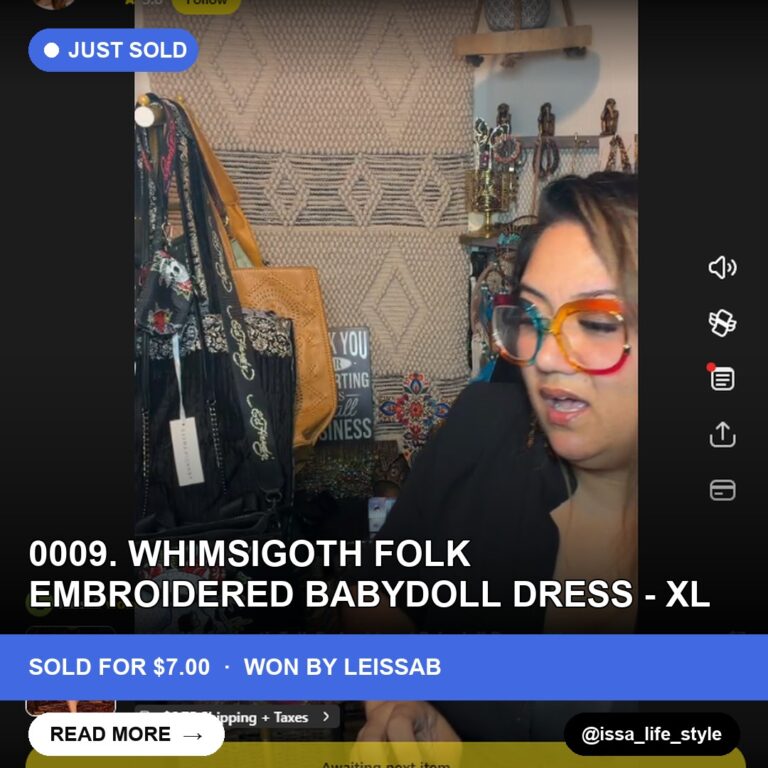 Boho Beauty: Whimsigoth Folk Embroidered Babydoll Dress Sells for $7