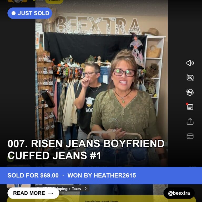 Whatnot Watch: Risen Jeans Boyfriend Cuffed Jeans Sell for $69