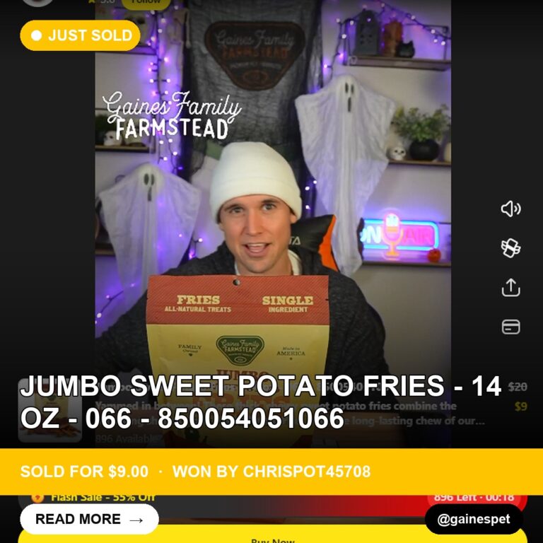Jumbo Sweet Potato Fries - 14 oz - 066 - 850054051066