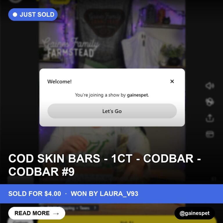 Cod Skin Bar Bargain