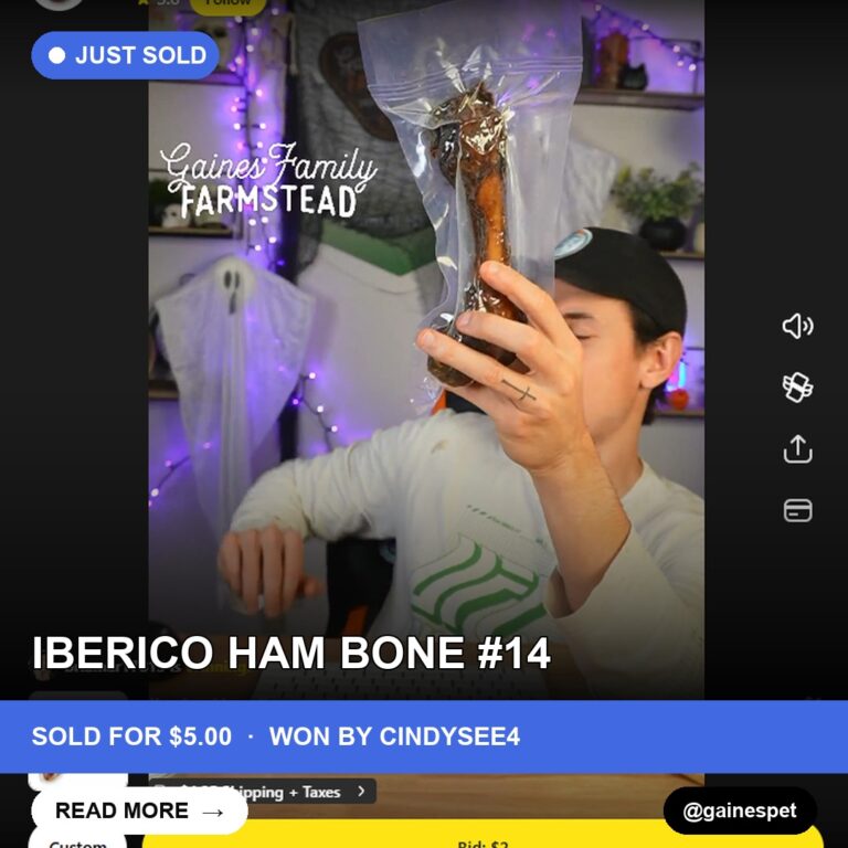 Iberico Ham Bone Deal Lands in Lucky Buyer's Hands