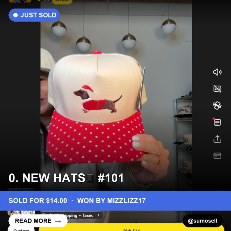 Sold in 7 Seconds: Unique Corduroy Hat Wins Over Mizzlizz17's Heart