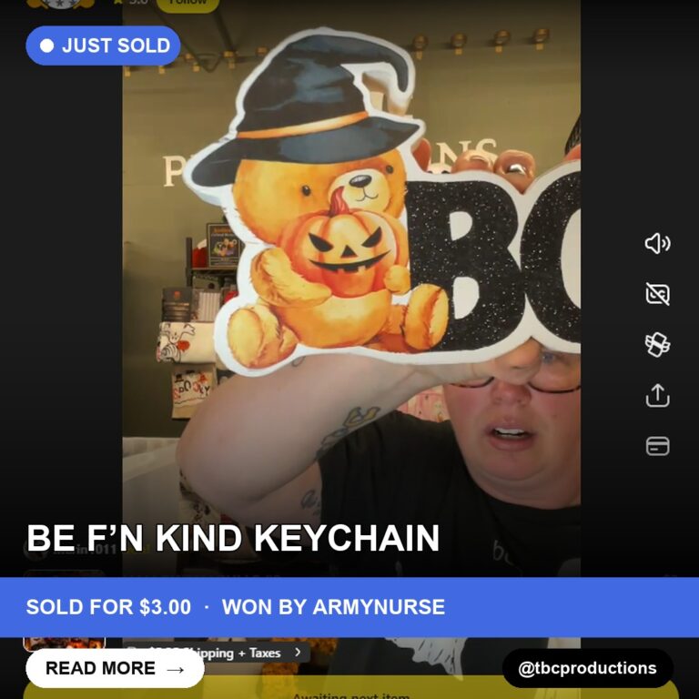 You Had Me at BOO: A Kind Keychain Makes Some Noise
