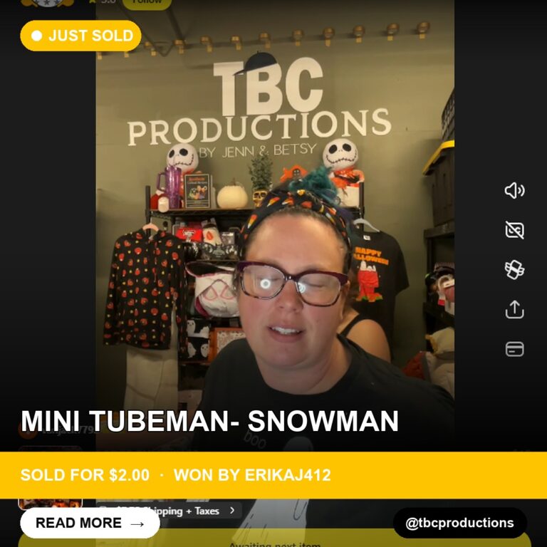 Mini Tubeman- Snowman