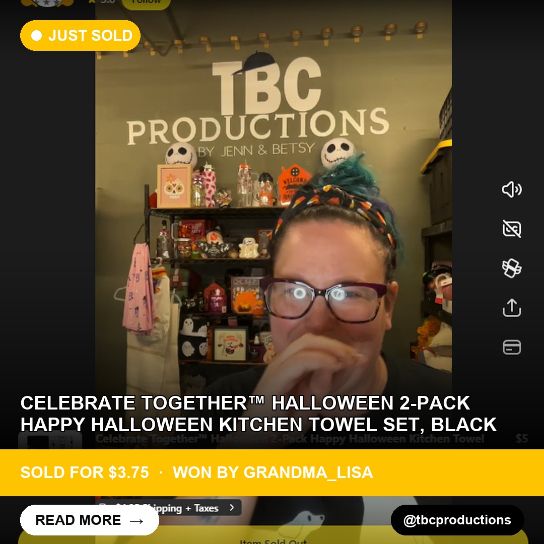 The Last of the Happy Halloween Towel Packs Finds a Home