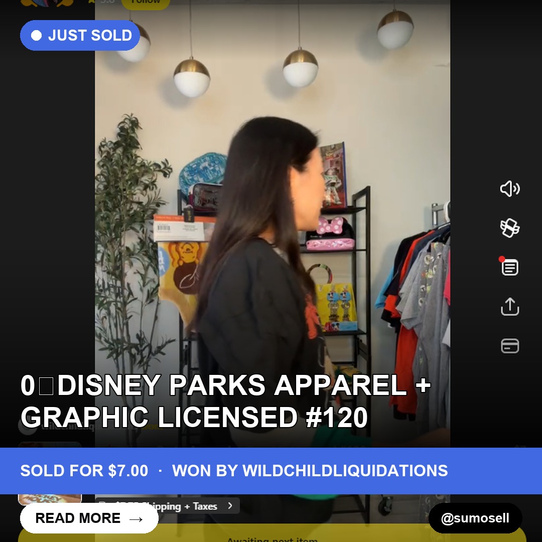 Rare Disney Parks Medium Tee Sells for $7