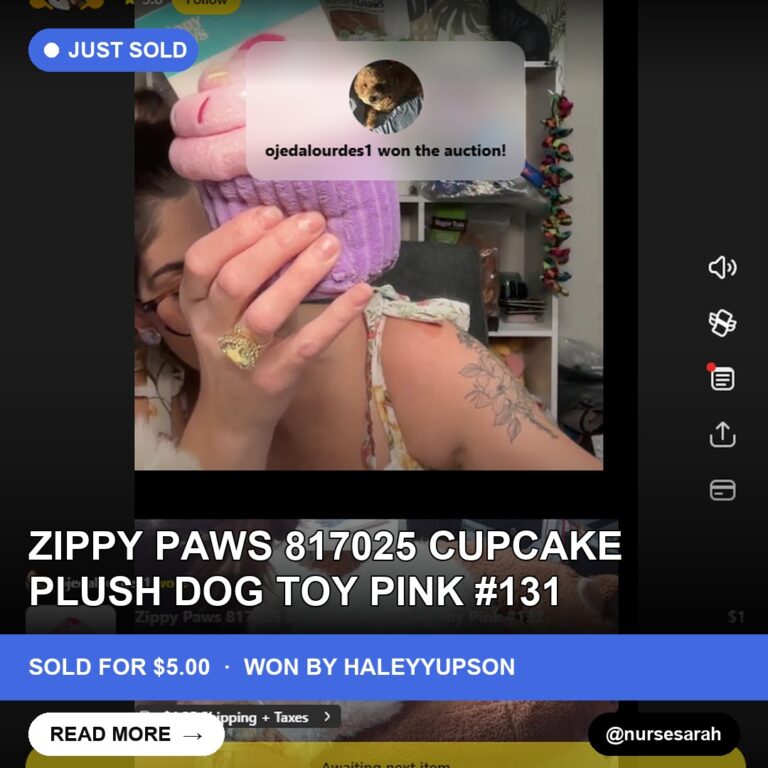 Zippy Paws Dog Toy Sells for $5