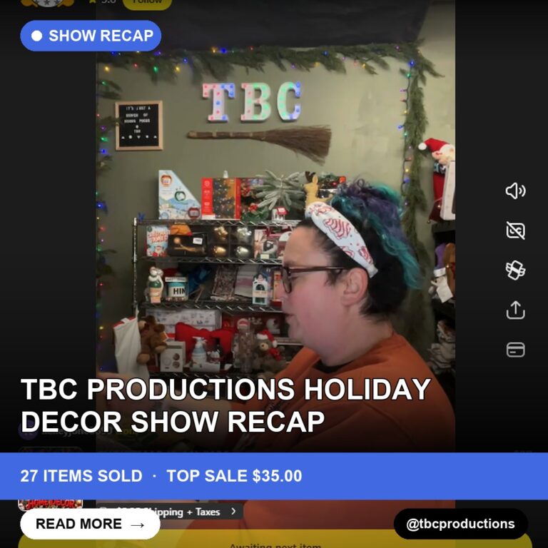 TBC Productions Holiday Decor Show Recap