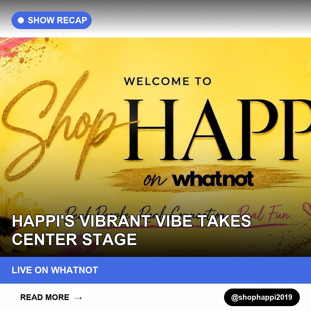 Happi's Vibrant Vibe Takes Center Stage