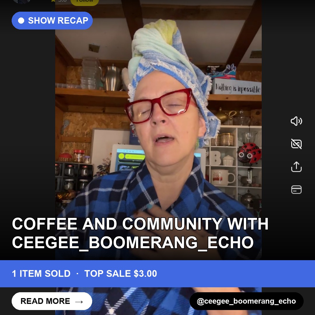 Coffee and Community with ceegee_boomerang_echo