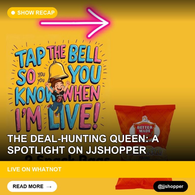 The Deal-Hunting Queen: A Spotlight on jjshopper