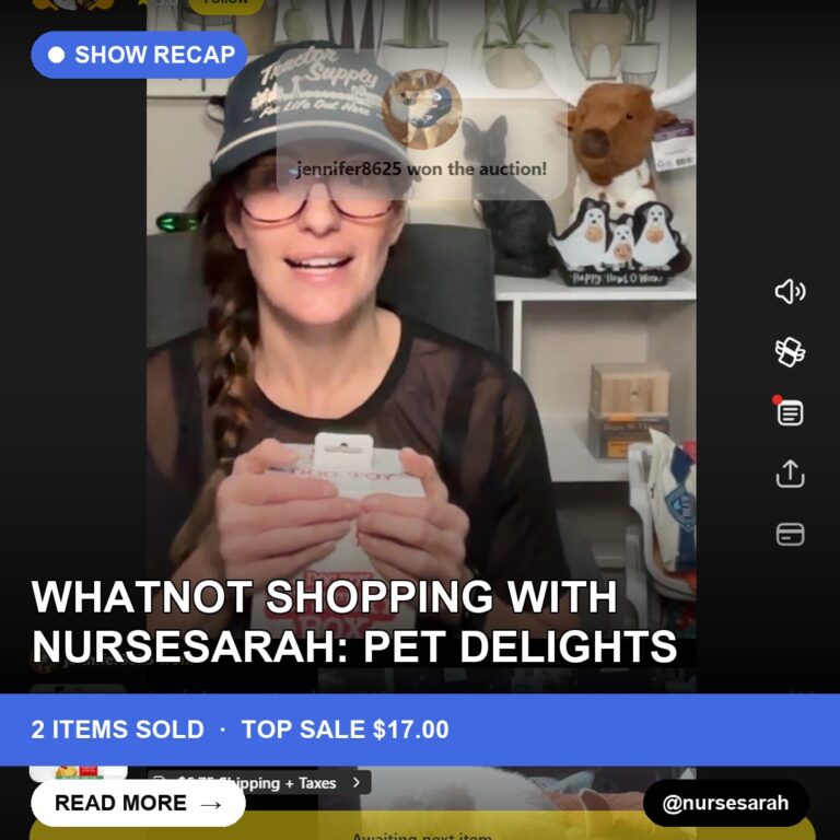 Whatnot Shopping with nursesarah: Pet Delights