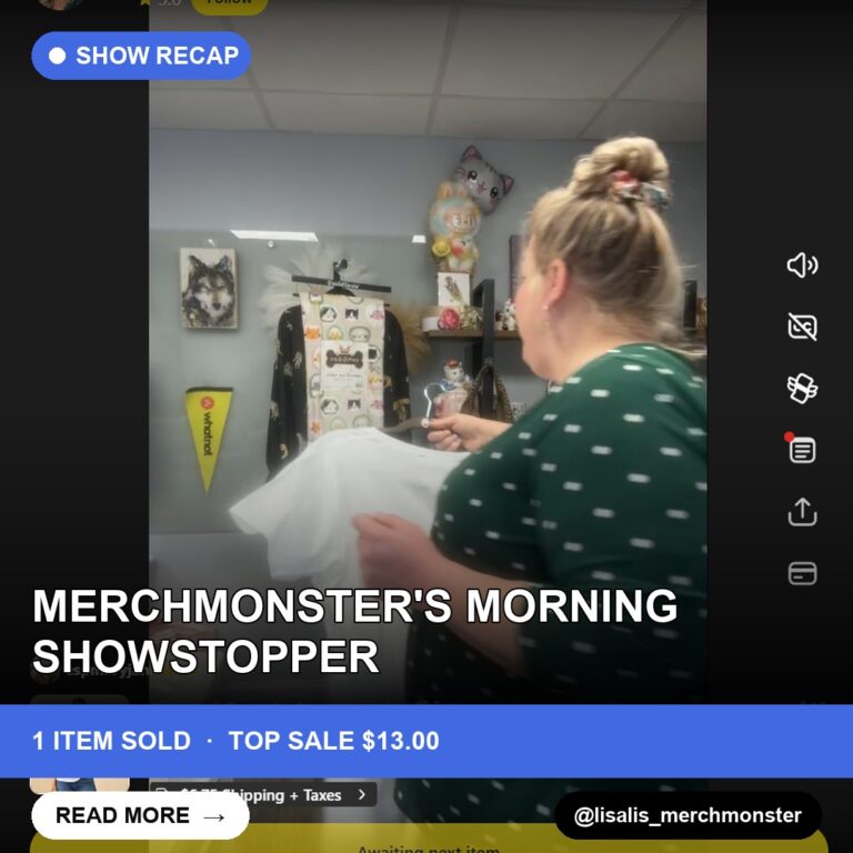 Merchmonster's Morning Showstopper
