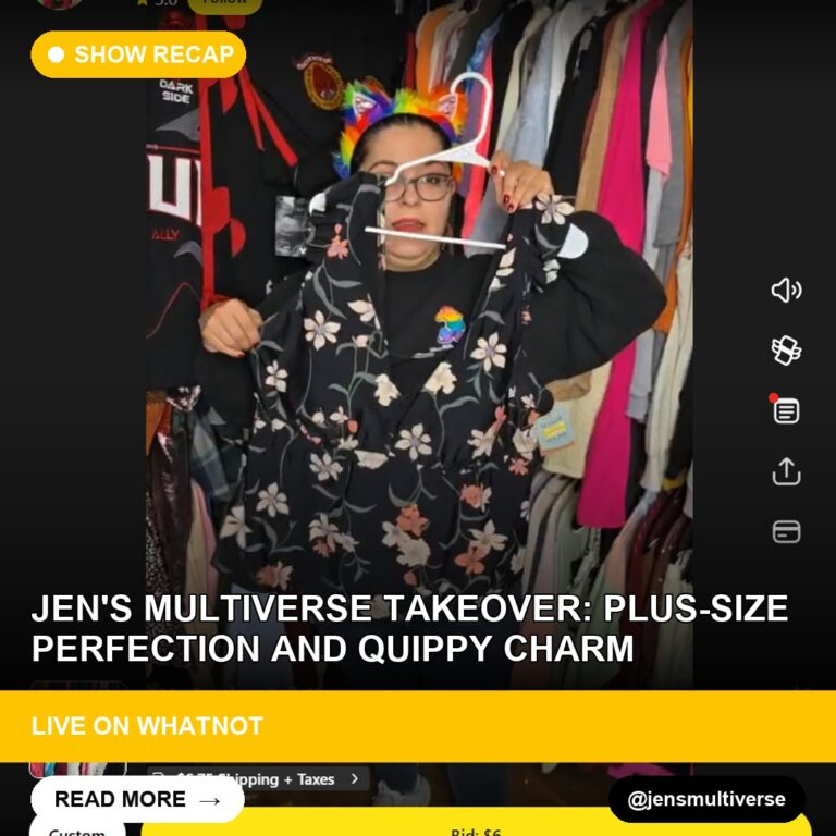 Jen's Multiverse Takeover: Plus-Size Perfection and Quippy Charm