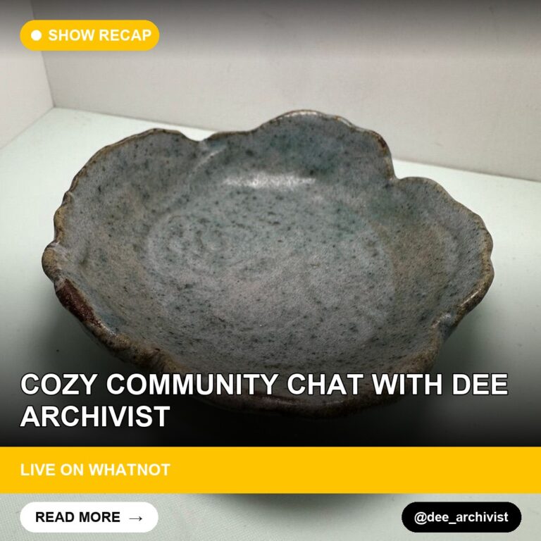 Cozy Community Chat with Dee Archivist
