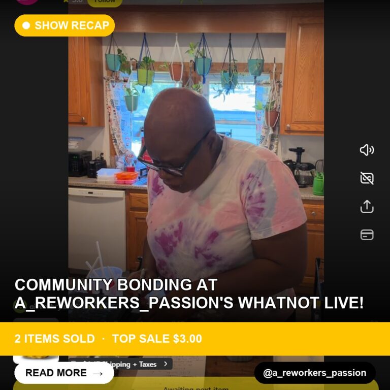Community Bonding at a_reworkers_passion's Whatnot Live!