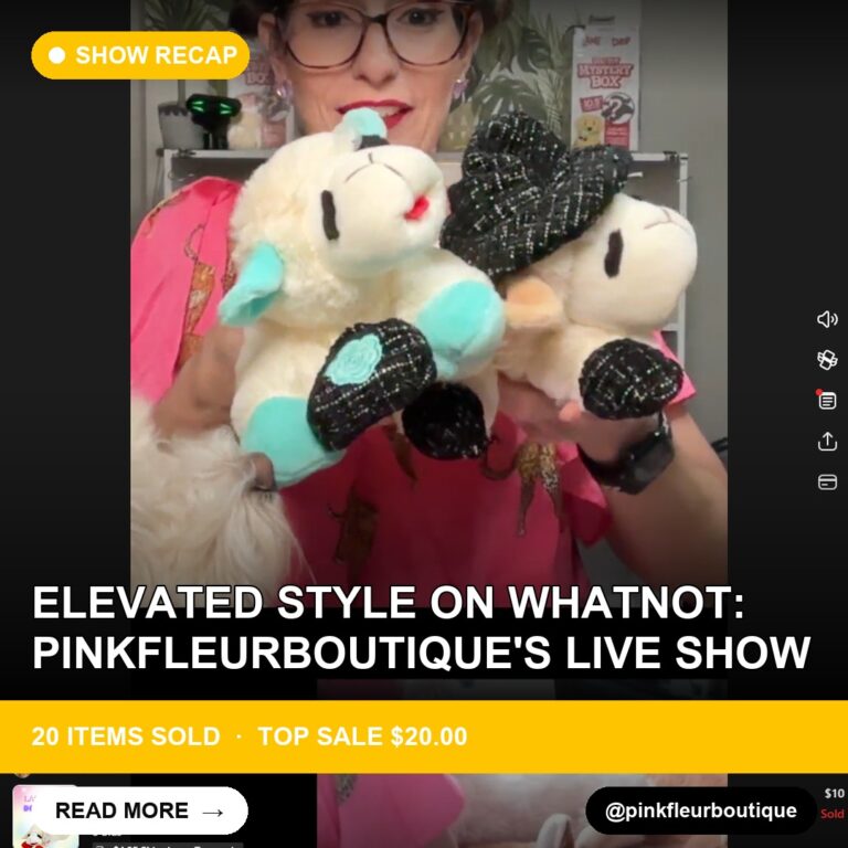 Elevated Style on Whatnot: pinkfleurboutique's Live Show