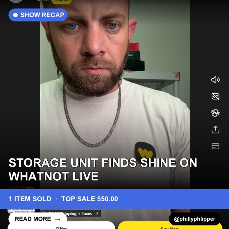 Storage Unit Finds Shine on Whatnot Live