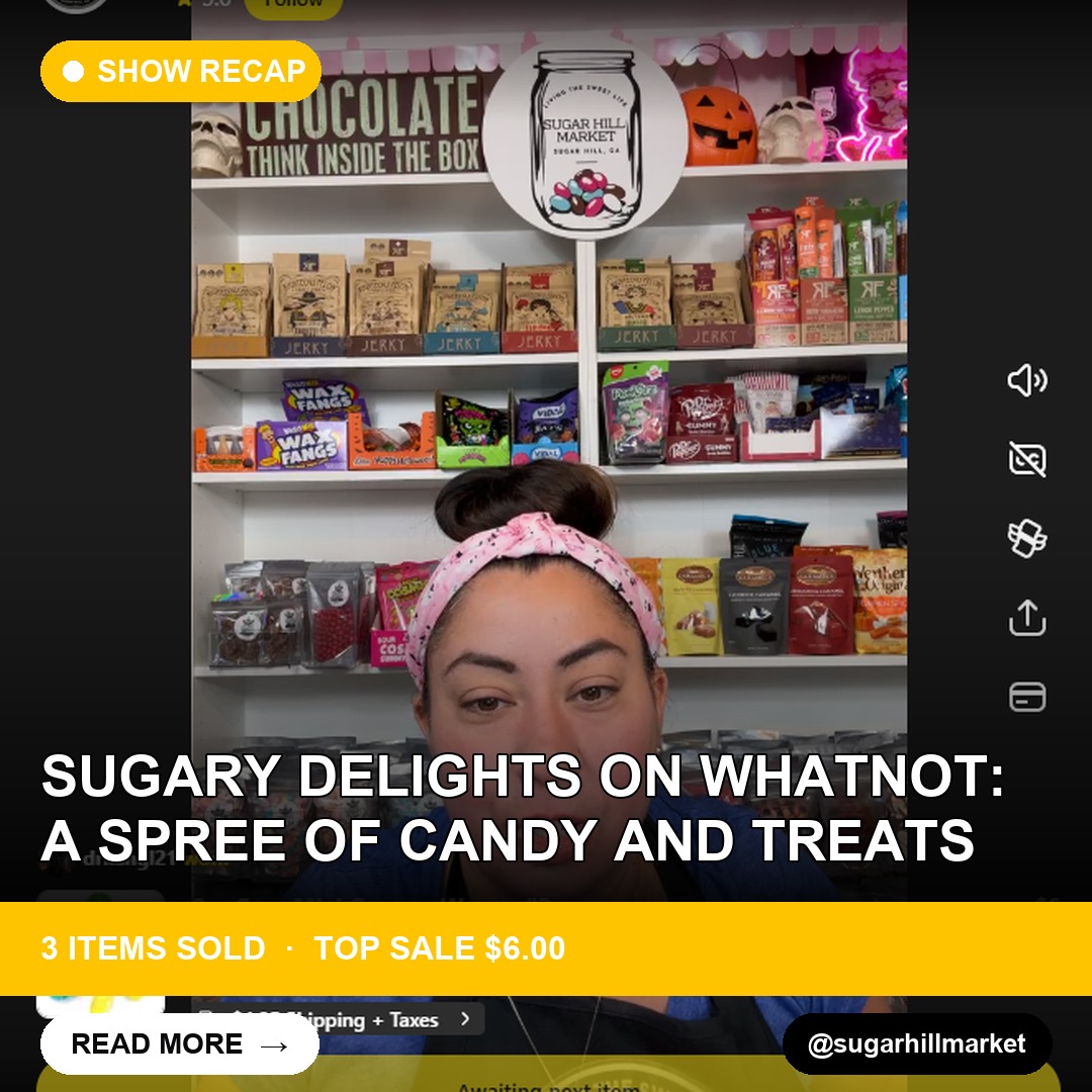 Sugary Delights on Whatnot: A Spree of Candy and Treats