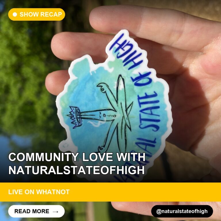 Community Love with naturalstateofhigh