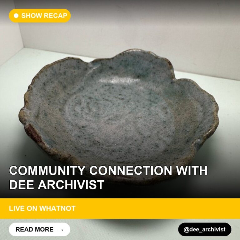 Community Connection with Dee Archivist