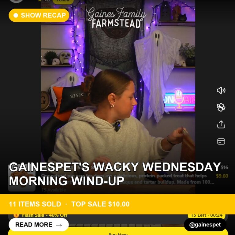 Gainespet's Wacky Wednesday Morning Wind-Up